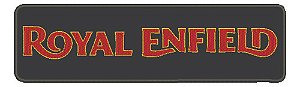 Patch Bordado Royal Enfield Tarja 28x8cm