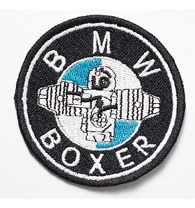 Patch Bordado Bmw Boxer 6x6cm