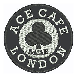 Patch Bordado Café Racer Ace Cafe London 7x7cm
