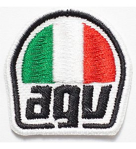 Patch Bordado Acessórios Agv 8x8cm