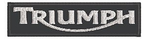 Patch Bordado Triumph Tarjeta 10x2,5cm