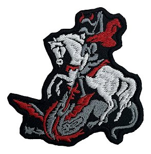 Patch Bordado Religiosos Sao Jorge 7,8x8cm