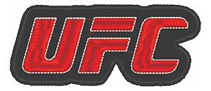Patch Bordado Marcas Ufc 9x3,8cm