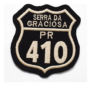 Patch Bordado Placas Serra Da Graciosa Pr410 5,6x6cm