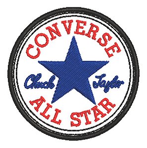 Patch Bordado Marcas All Star Converse 5x5cm