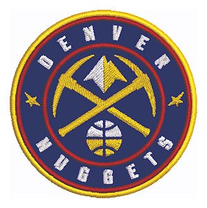 Patch Bordado Esportes Nba Denver Nuggets 8x8cm