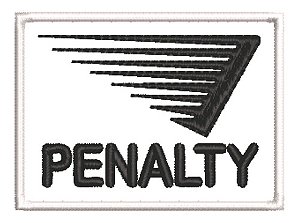 Patch Bordado Marcas Penalty Anos 80 8x5,8cm