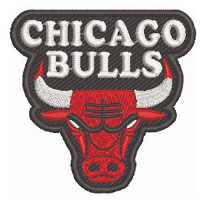 Patch Bordado Esportes Chicago Bulls 8x8cm