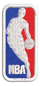 Patch Bordado Esportes Nba 2,4x4,7cm