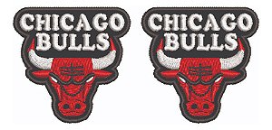 Patch Bordado Esportes Chicago Bulls 5x5cm