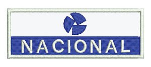 Patch Bordado Fórmula 1 Banco Nacional 12x4,5cm