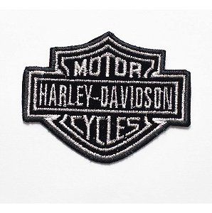 Patch Bordado Harley Davidson Logo Pequeno 6x4,9cm