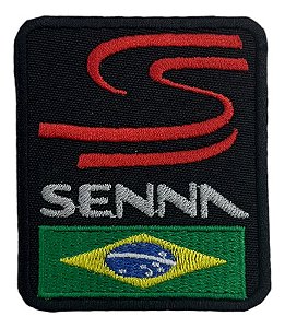 Patch Bordado Fórmula 1 Piloto Formula 1 Bandeira Br 6x7cm