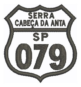 Patch Bordado Placas Serra Cabeça Da Anta Sp079 5,6x6cm
