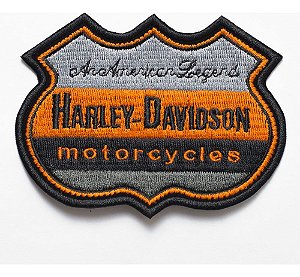 Patch Bordado Harley Davidson American Legend 9,9x7,6cm