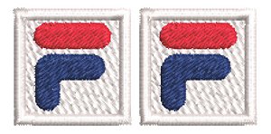 Patch Bordado Marcas Kit 2 Fila Logo 2,5x2,5cm