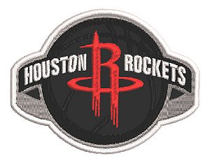 Patch Bordado Esportes Houston Rocket 7,5x10cm