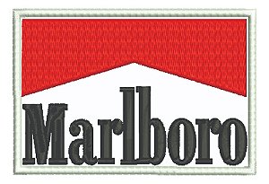 Patch Bordado Fórmula 1 Marlboro Gola 6x4cm