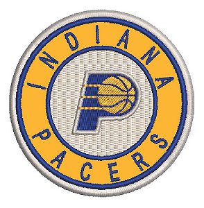 Patch Bordado Esportes Indiana Pacers 8,5x8,5cm