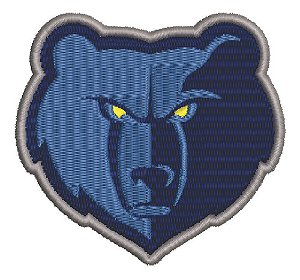 Patch Bordado Esportes Nba Memphis Grizzlies 7,5x8cm