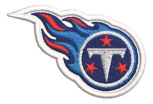 Patch Bordado Esportes Nfl Tennesse Titans 8x8cm
