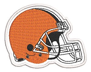 Patch Bordado Esportes Nfl Cleveland Browns 8x8cm