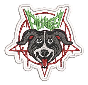 Patch Bordado Cartoons Mr Pickles 9x10cm