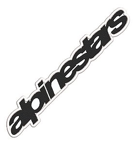 Patch Bordado Acessórios Alpinestars Costas 31x5,7cm