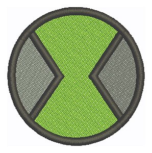Patch Bordado Cartoons Ben 10 Ominitrix 7x7cm