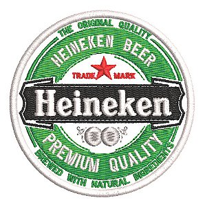 Patch Bordado Energéticos Heineken 8x8cm