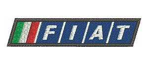 Patch Bordado Carros Fiat Logo 9x2cm