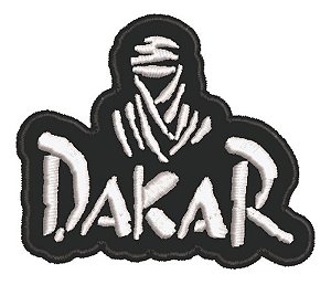 Patch Bordado Marcas Dakar 9x7,6cm