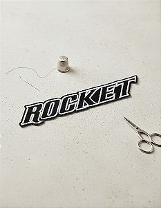 Patch Bordado Marcas Joe Rocket Perna 28,5x5,5cm