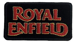 Patch Bordado Royal Enfield Tarjeta 2 8x4,5cm