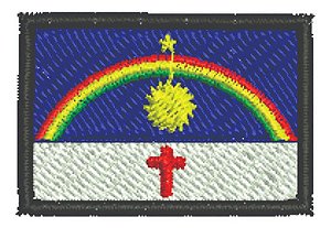 Patch Bordado Bandeiras Bandeira Pernambuco 8x5cm