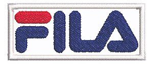 Patch Bordado Marcas Fila Logo 7x2,8cm