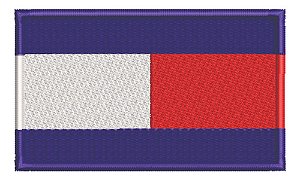 Patch Bordado Marcas Tommy Hilfiger Kit Com 3 3x2cm