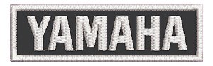 Patch Bordado Motos Yamaha Logo 10x3cm