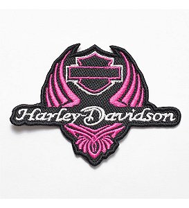 Patch Bordado Harley Davidson Tribal 10x7,1cm