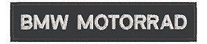 Patch Bordado Bmw Motorrad 12x2,5cm