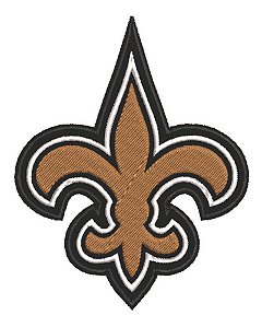 Patch Bordado Esportes Nfl New Orleans Saints 8x7cm
