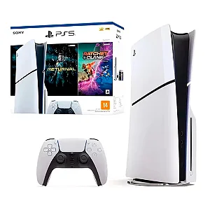 Console PlayStation 5 Slim com Drive de Disco (Bundle Ratchet & Clank e Returnal) - PS5