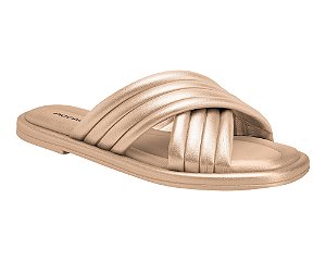 Chinelo Piccadilly Manoele Rasteira Ouro Rosado 532002