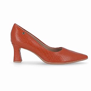 Scarpin Piccadilly Irene Salto Médio Caramelo 764001