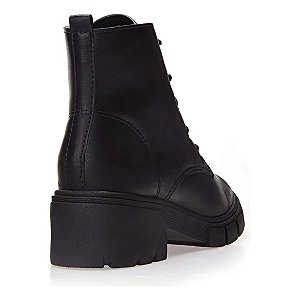 Coturno Ramarim Ankle Boot Preto - Vista Traseira