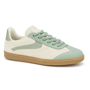 Tenis Ramarim SNK Feminino Casual Palha/Verde 2562102