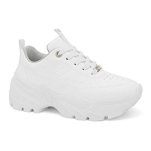 Tênis Ramarim Casual Branco Dourado 2586201-2