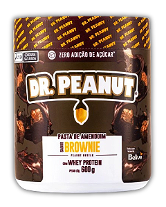 Pasta de amendoim Dr Peanut  sabor Brownie - 600g