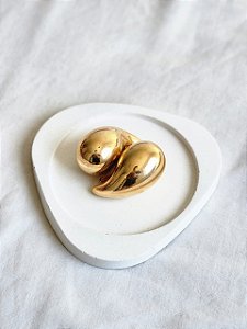 Base multiuso Triangulo - em cimento branco- PERSONALIZÁVEL