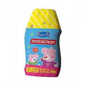 Gel Dental sem Flúor Peppa Pig mix de Frutas com 100g